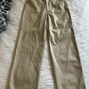 En Saison Tan Chinos Versatile Straight-Leg Pants